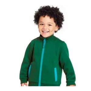 Boys green Zip Sweater Track Jacket 2T